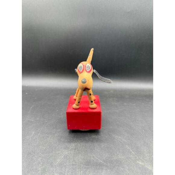 Vintage 1940’s Wooden Push-Button String Puppet “Trix” –Works Like New - Picture 6 of 8